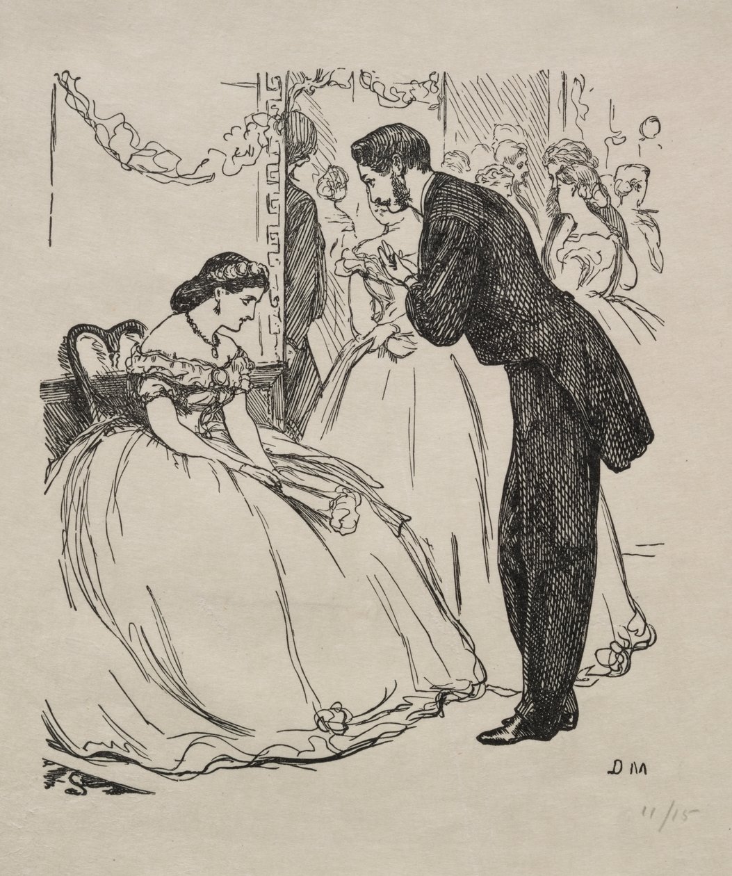 Pieśń o niepocieszonym autorstwa George Louis Palmella Busson Du Maurier