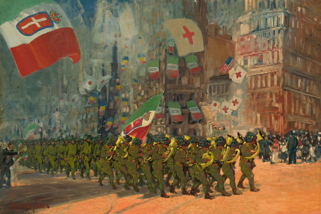 Bersaglierowie autorstwa George Luks