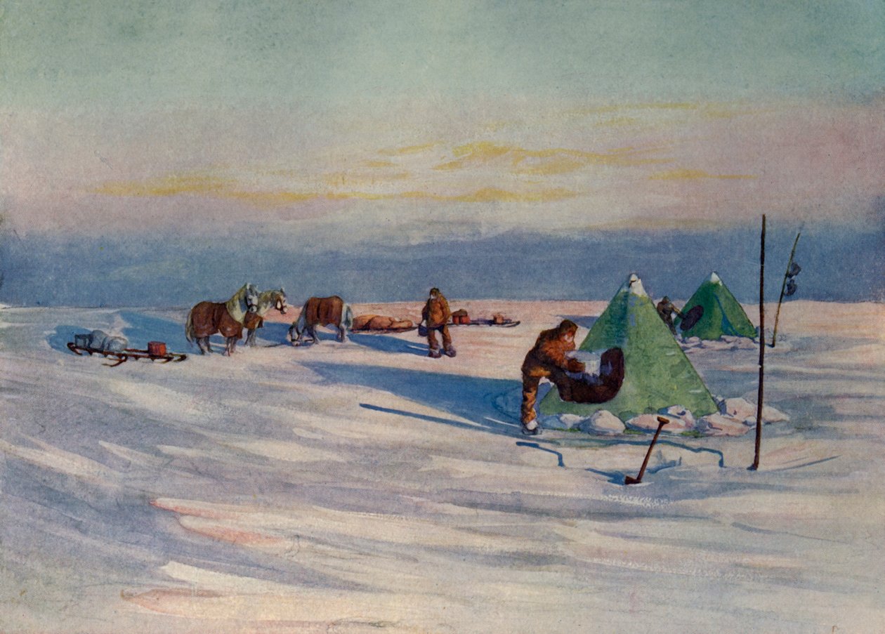 Spokojny wieczór na barierce, ok. 1908, 1909 autorstwa George Marston