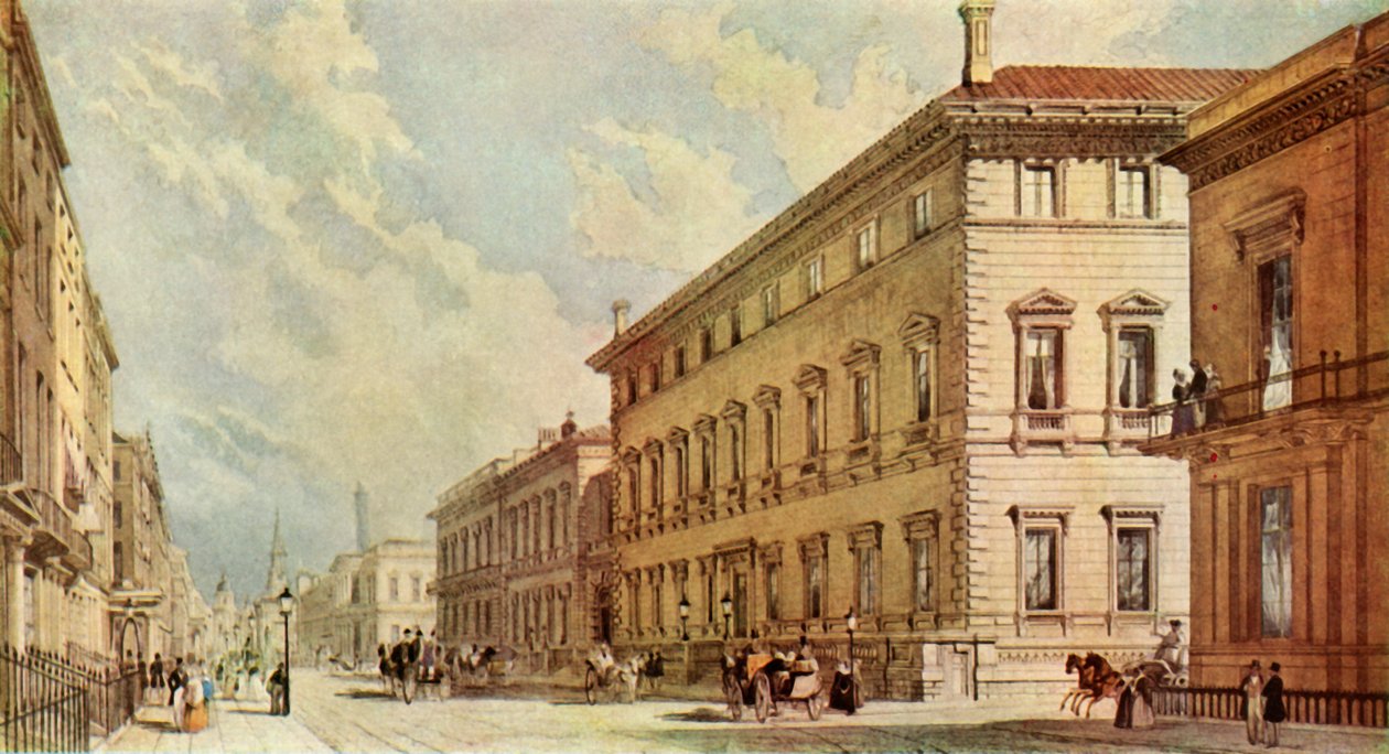„The Reform Club, Pall Mall, Londyn”, 1837, 1947. autorstwa George Moore