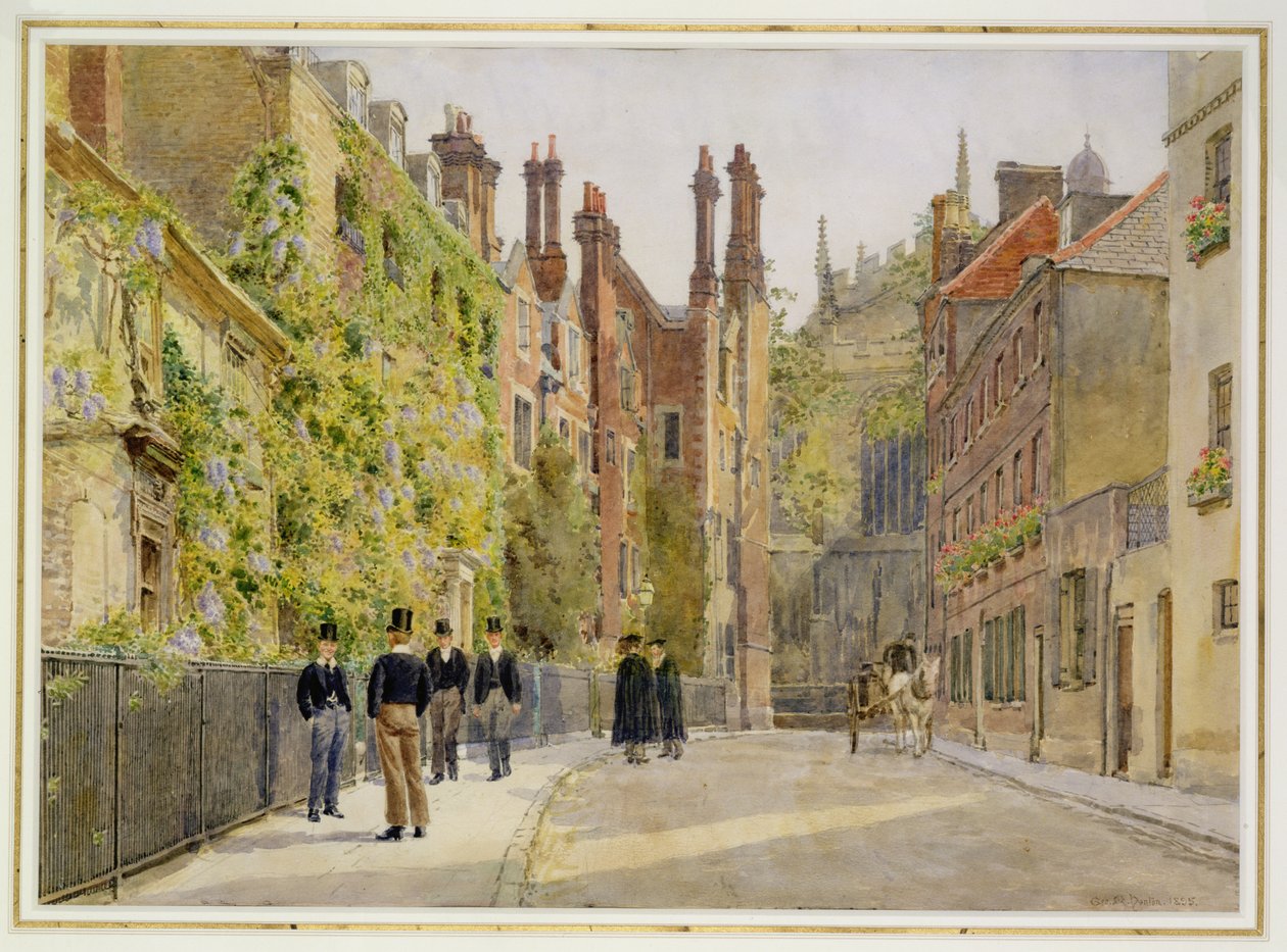 Keats Lane, Eton College, 1895 (wc) autorstwa George Moore Henton