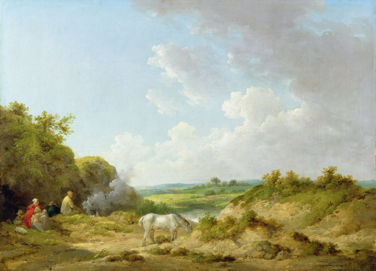 Cygańskie obozowisko autorstwa George Morland