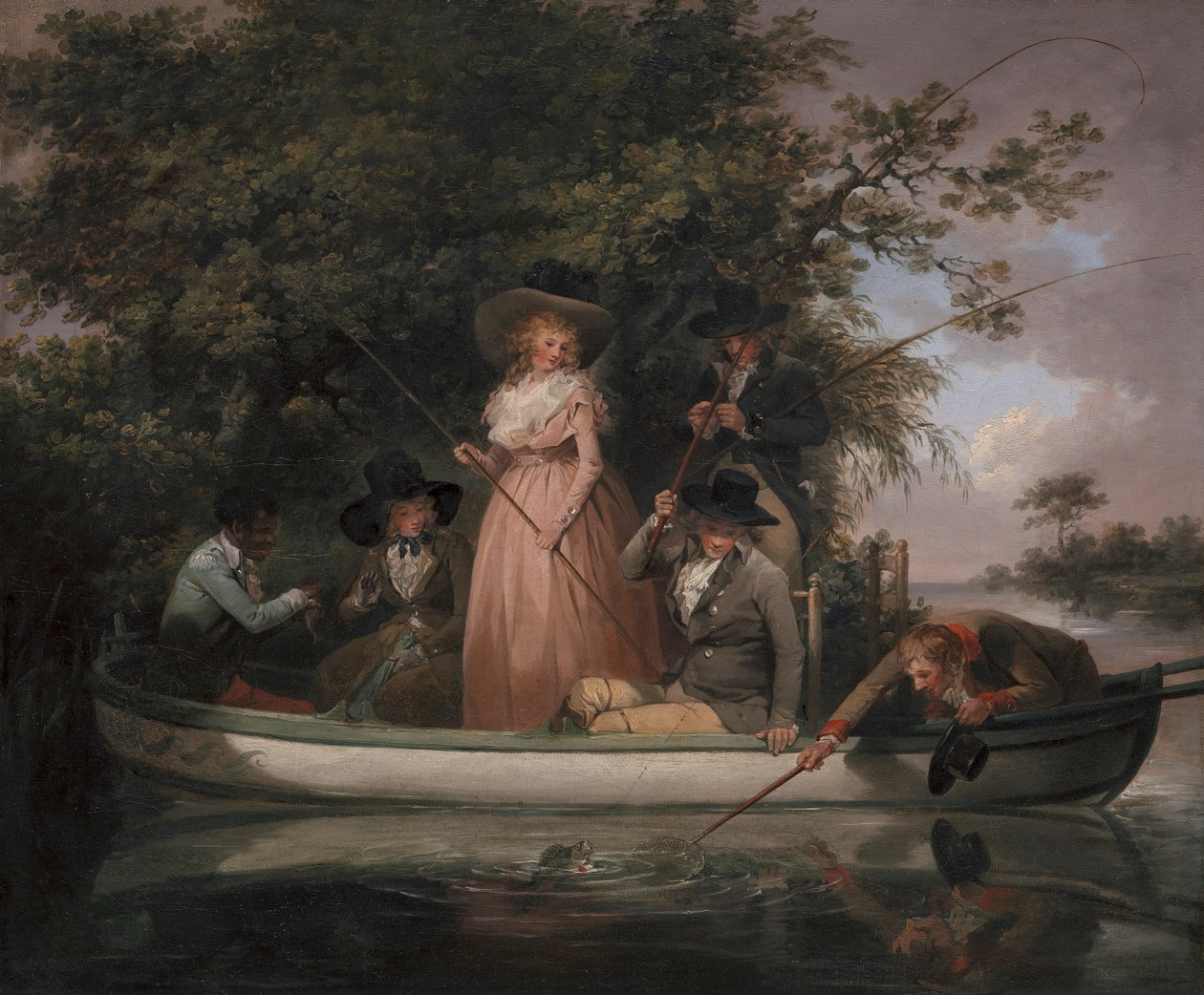 Wędkarstwo imprezowe autorstwa George Morland