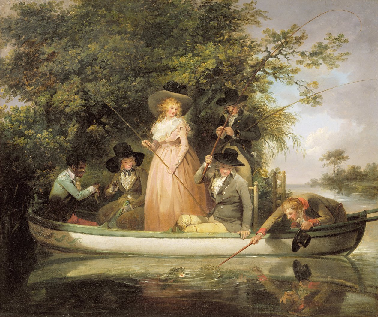 Wędkarstwo imprezowe autorstwa George Morland