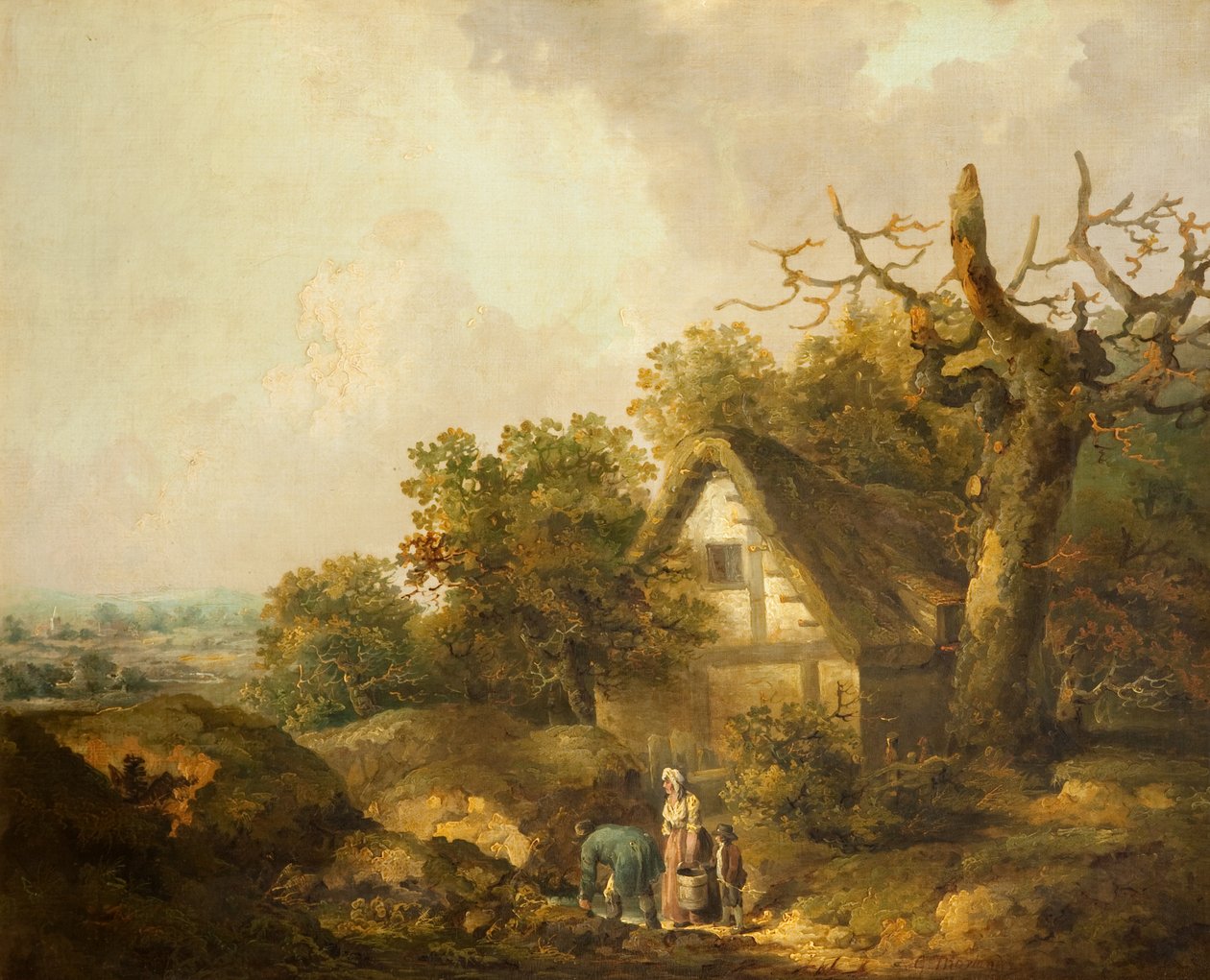Rustykalny domek autorstwa George Morland