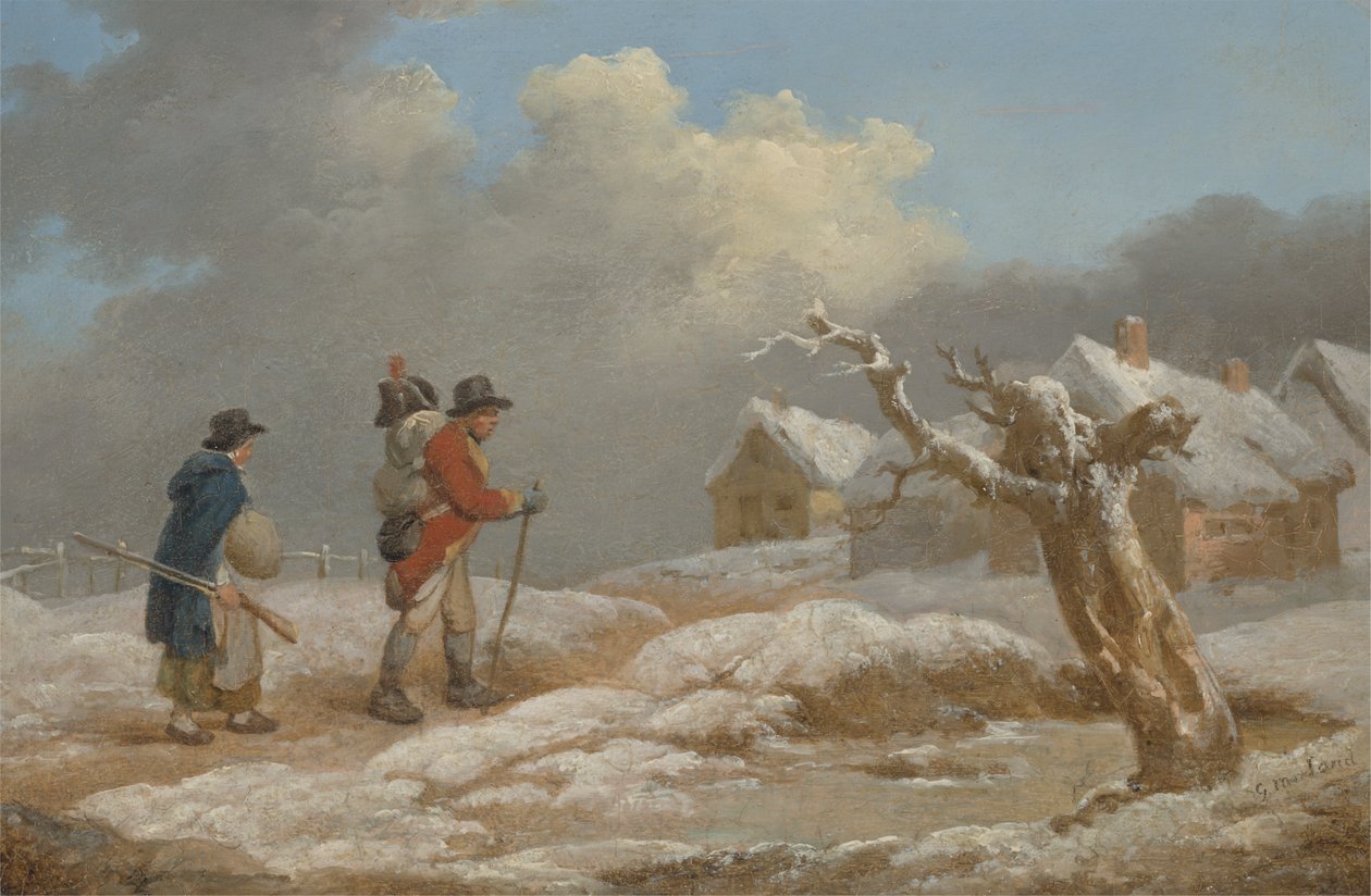 Powrót żołnierza autorstwa George Morland
