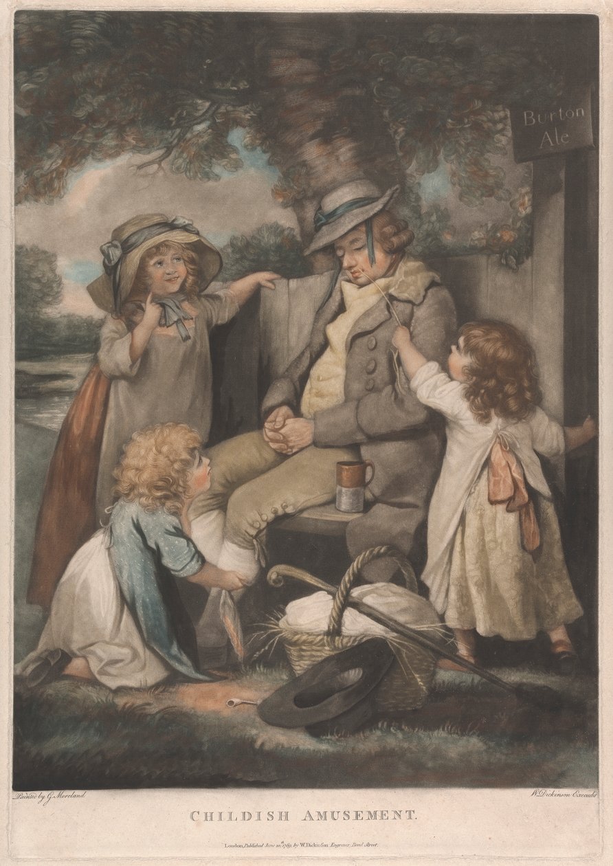Dziecinna Zabawa autorstwa George Morland