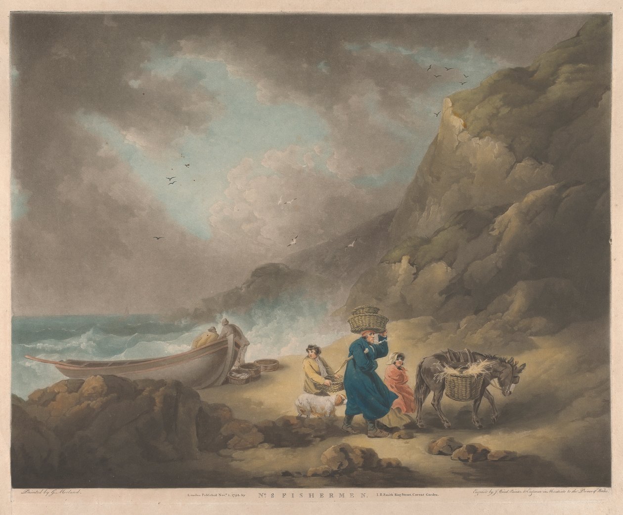 Rybacy autorstwa George Morland
