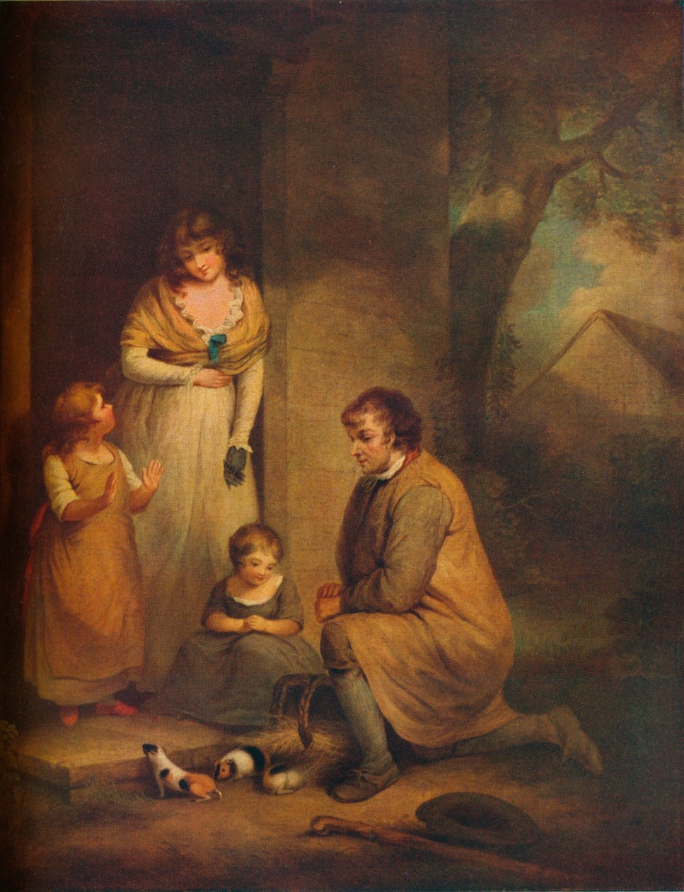 Świnki morskie, ok. 1789, 1930. autorstwa George Morland