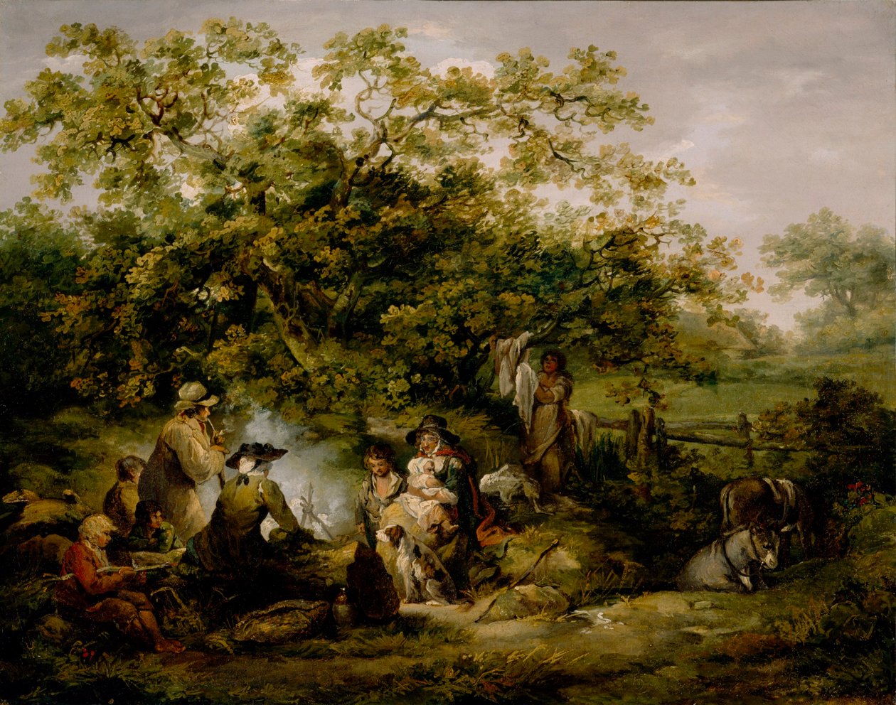 Cygańskie obozowisko autorstwa George Morland