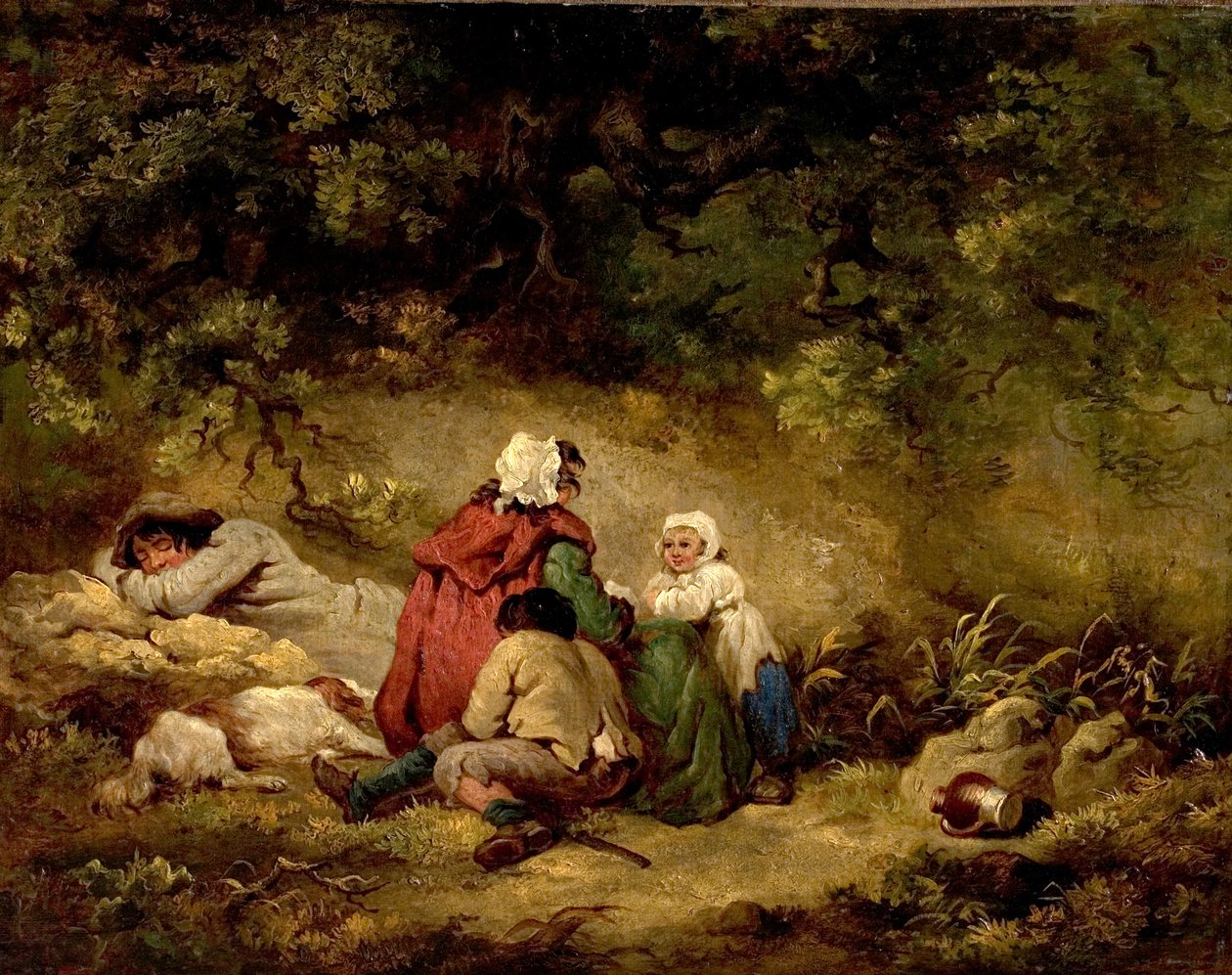 Obóz cygański autorstwa George Morland