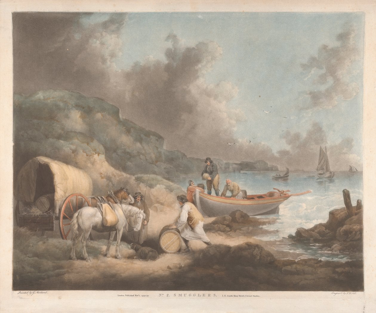 Przemytnicy autorstwa George Morland