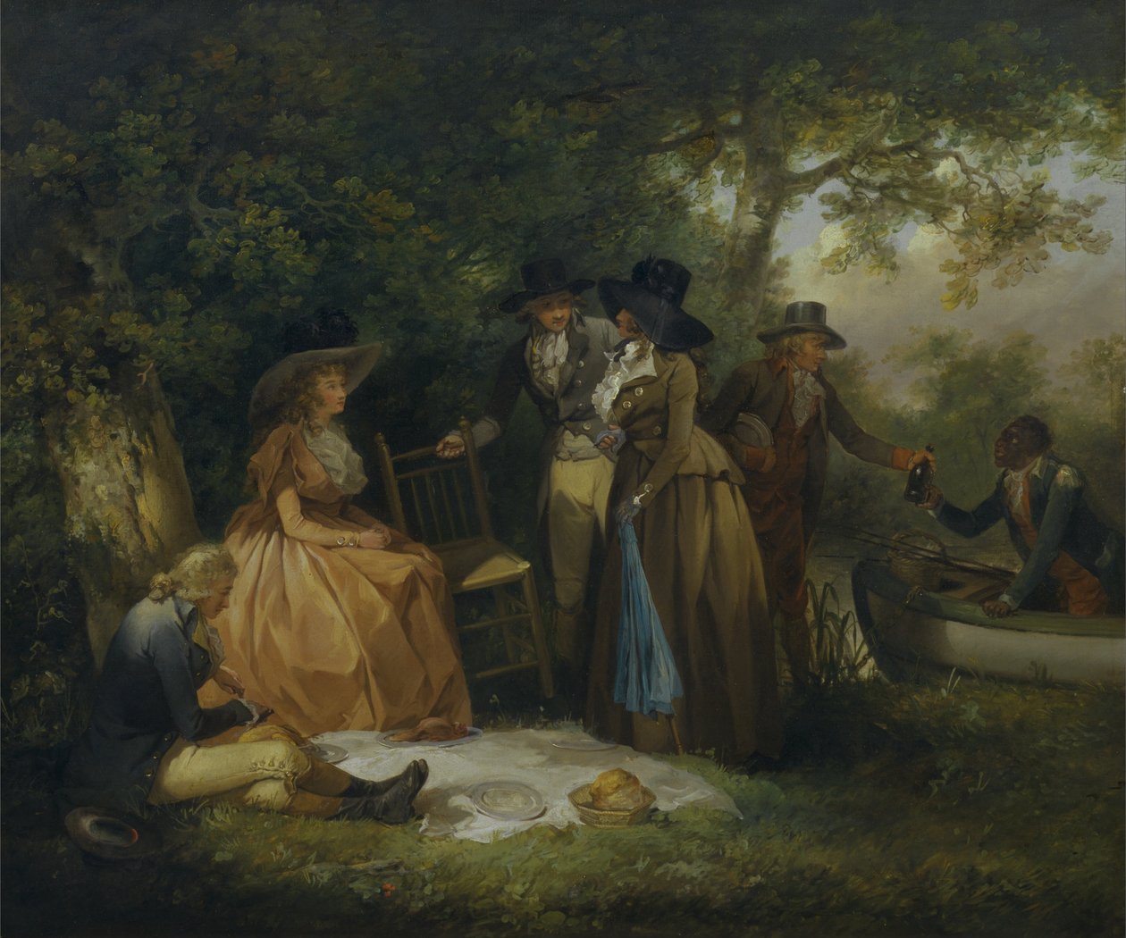 Uczta dla wędkarzy autorstwa George Morland