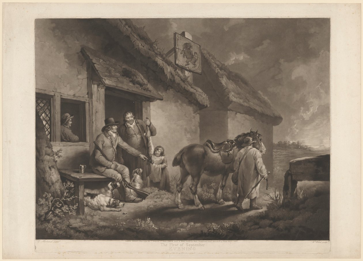 Pierwszy września, wieczór autorstwa George Morland