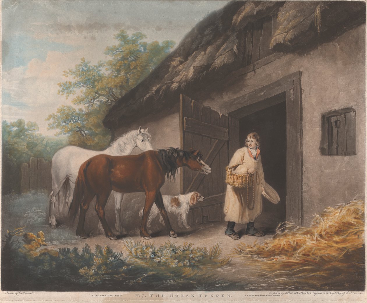 Karmnik dla koni autorstwa George Morland