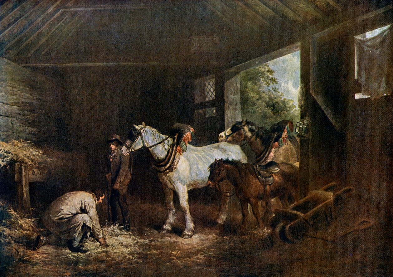 Wnętrze stajni, 1791, 1912. autorstwa George Morland