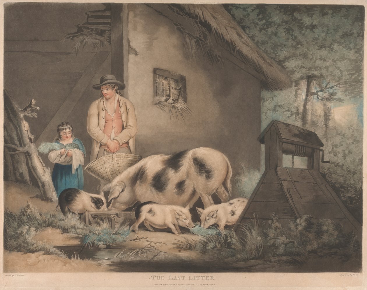 Ostatni miot autorstwa George Morland