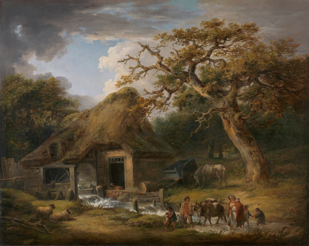 Stary Młyn Wodny autorstwa George Morland