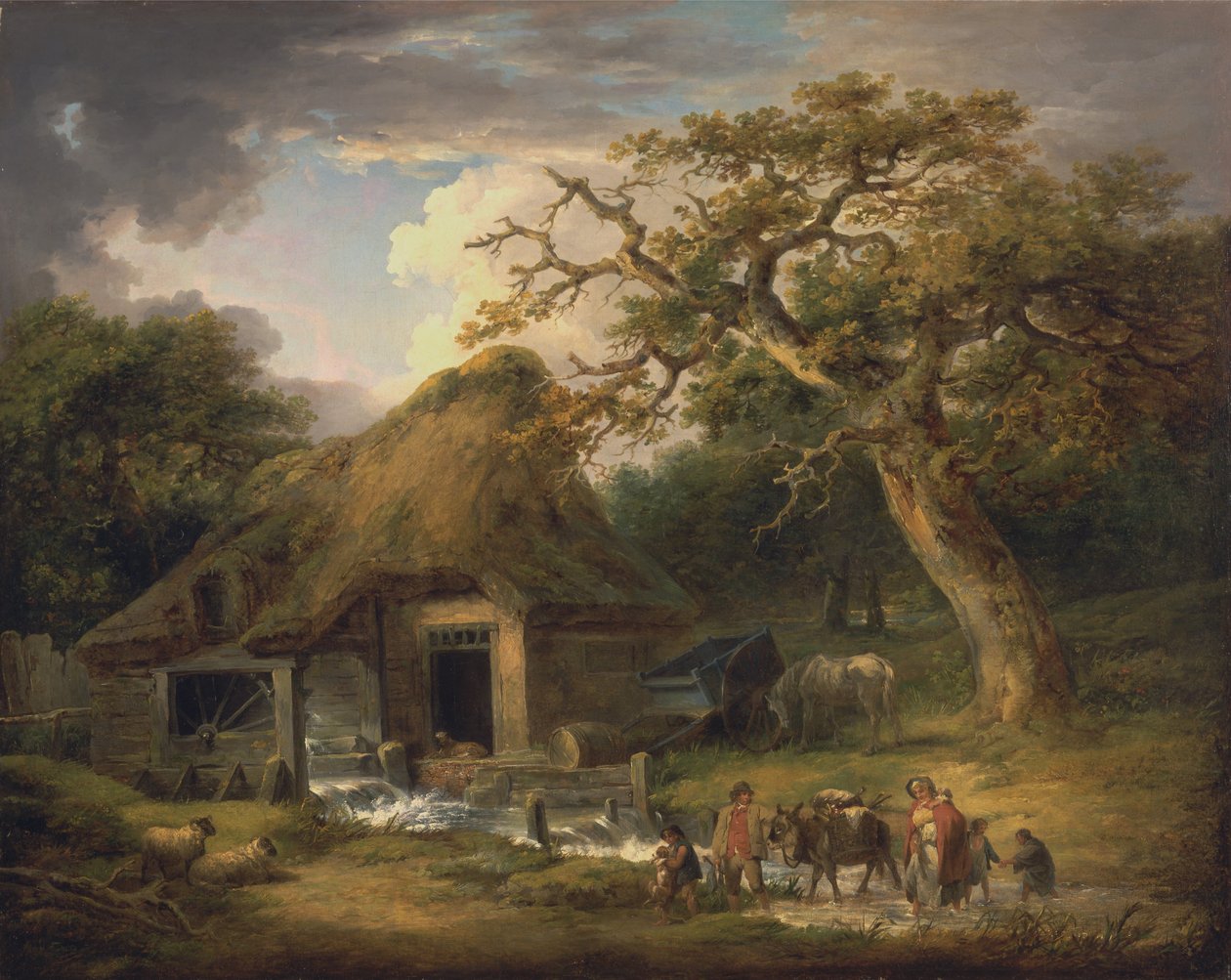 Stary Młyn Wodny autorstwa George Morland