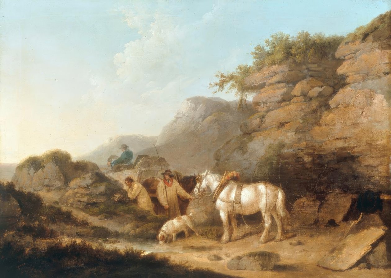 Kamieniołom Łupka autorstwa George Morland