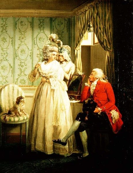Historia Laetitii: „Ubieranie się na maskaradę” autorstwa George Morland