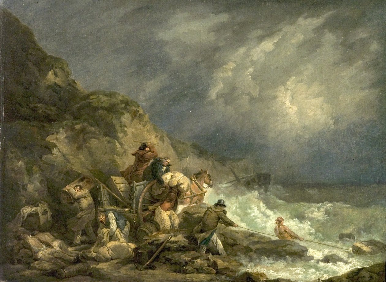 Niszczyciele, ok. 1790 autorstwa George Morland
