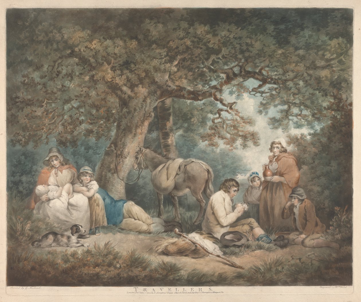 Podróżnicy autorstwa George Morland