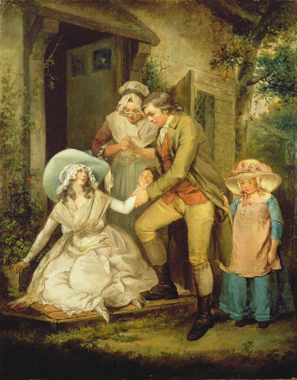 Nieznany obraz autorstwa George Morland
