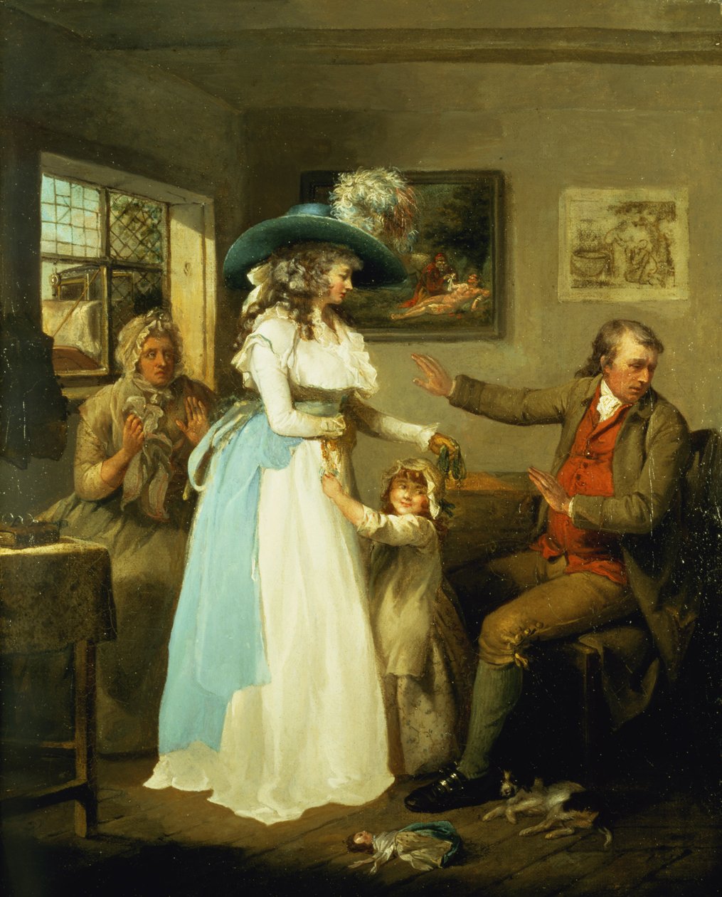 Nieznany obraz autorstwa George Morland