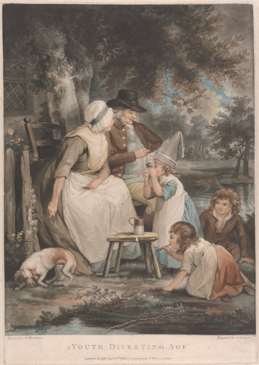 Wiek rozpraszania młodzieży autorstwa George Morland