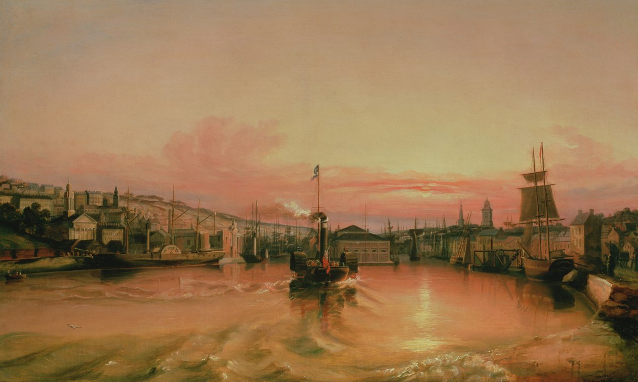 Port w Corku autorstwa George Mounsey Wheatley Atkinson