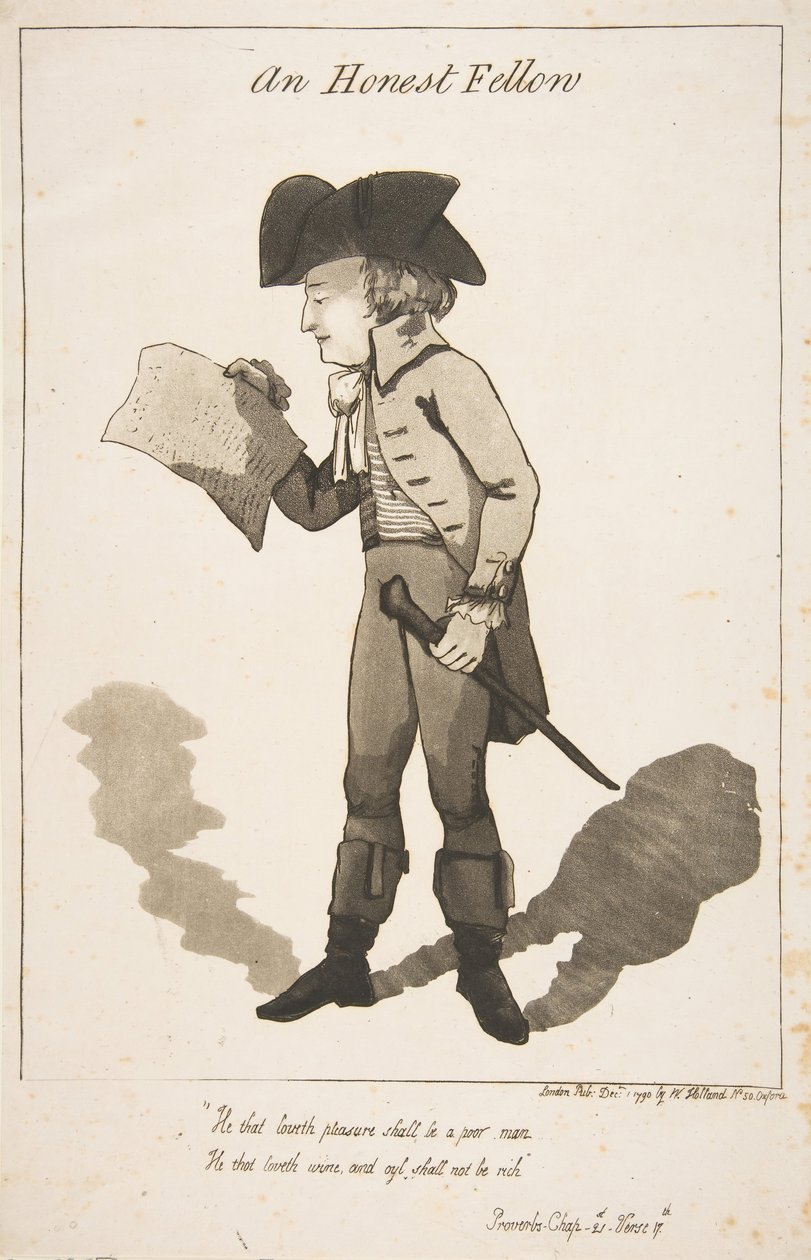 Uczciwy współpracownik, 1 grudnia 1790 r. autorstwa George Moutard Woodward