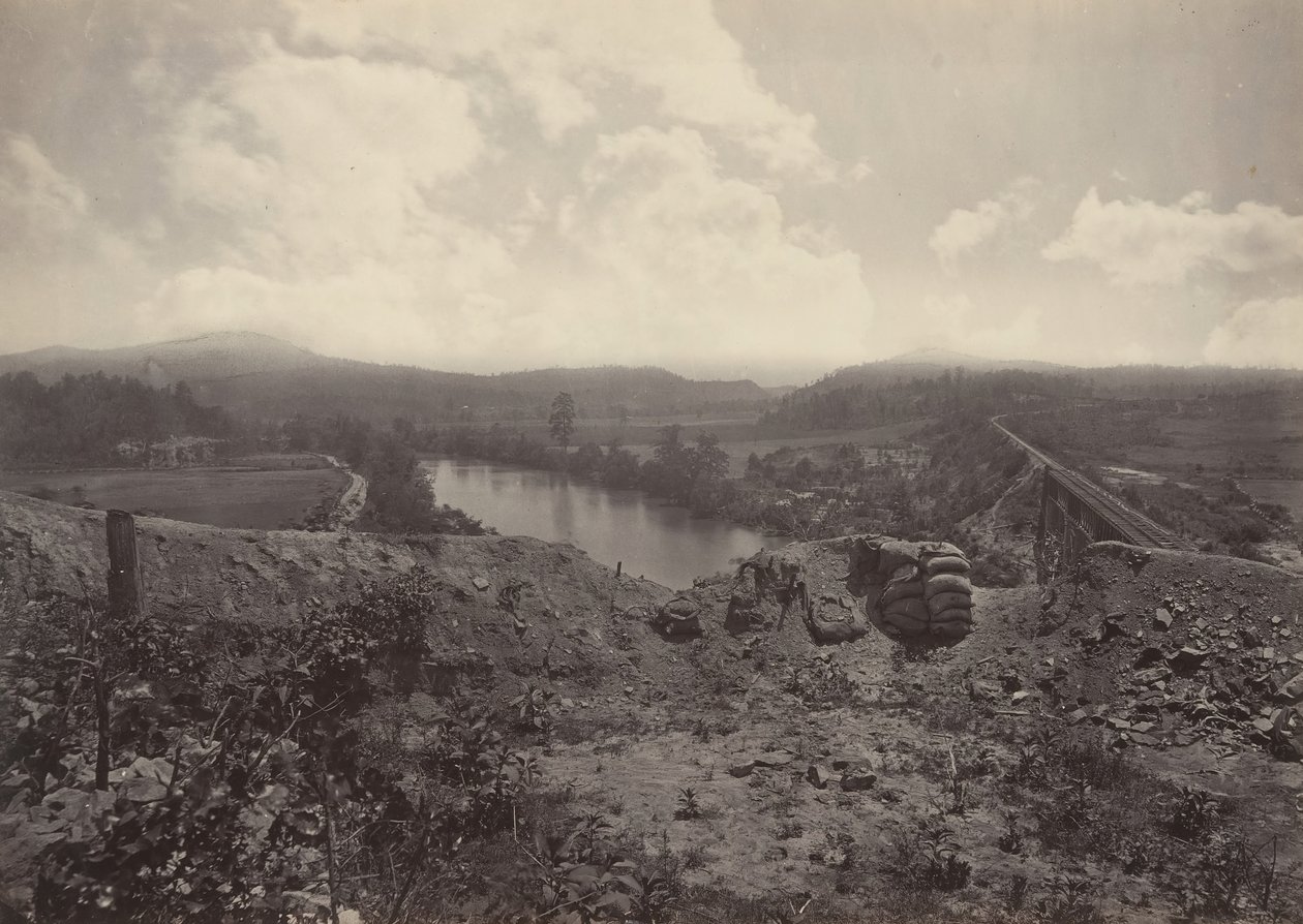 Allatoona z Etawah, lata 60. XIX wieku. autorstwa George N. Barnard