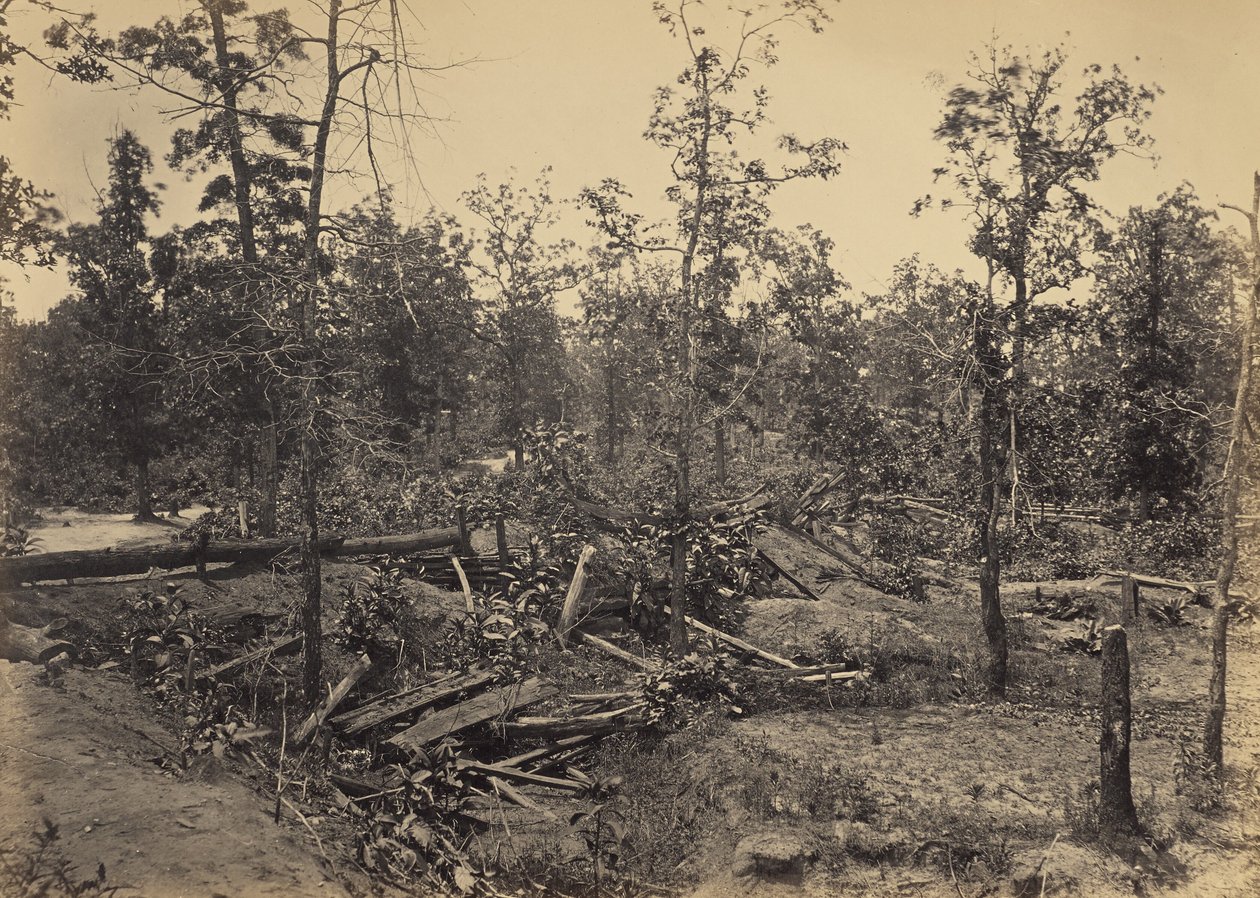 Pole bitwy pod Atlantą w stanie Georgia, 22 lipca 1864 r., nr 1 autorstwa George N. Barnard