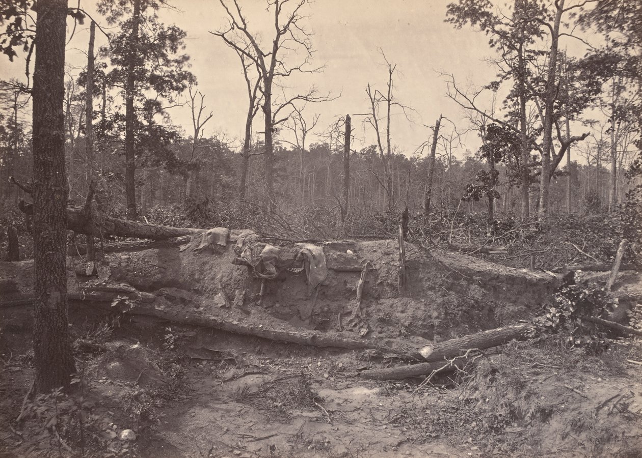 Pole bitwy pod kościołem New Hope, GA, nr 2 autorstwa George N. Barnard
