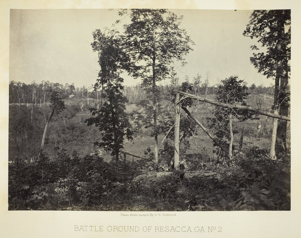 Battle Ground of Resacca, GA, nr 2 autorstwa George N. Barnard