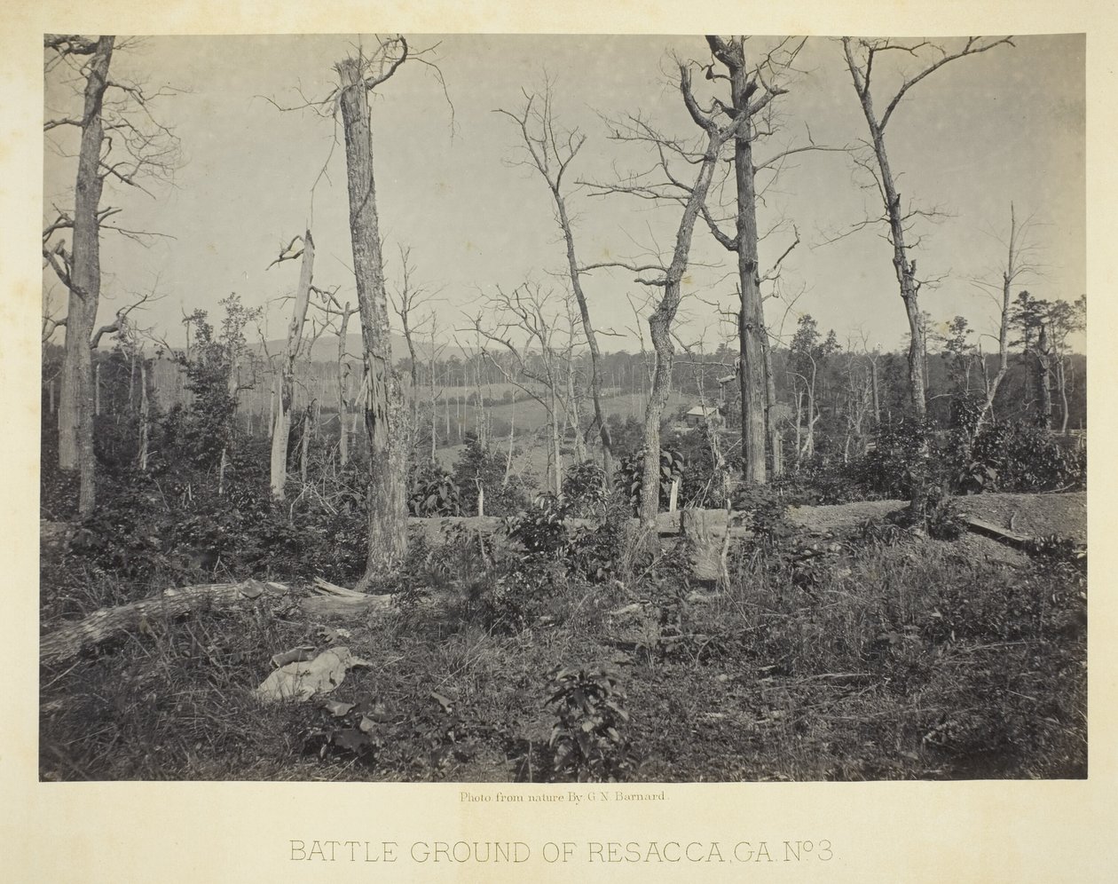 Battle Ground of Resacca, GA, nr 3 autorstwa George N. Barnard