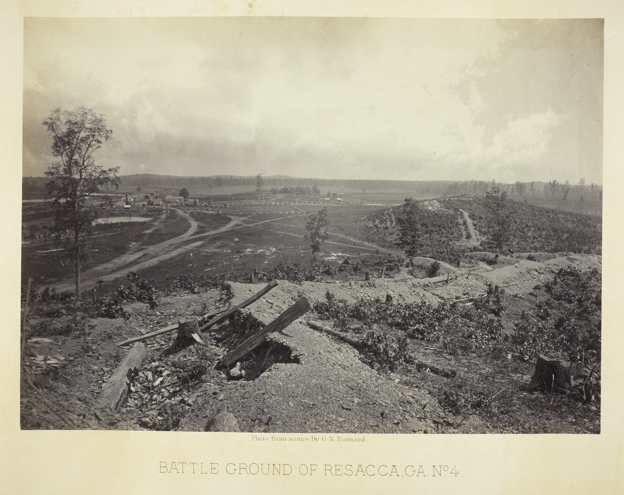 Battle Ground of Resacca, GA, nr 4 autorstwa George N. Barnard
