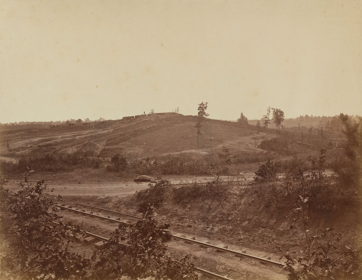 Pole bitwy w Atlancie, 1864 r. (zdjęcie) autorstwa George N. Barnard