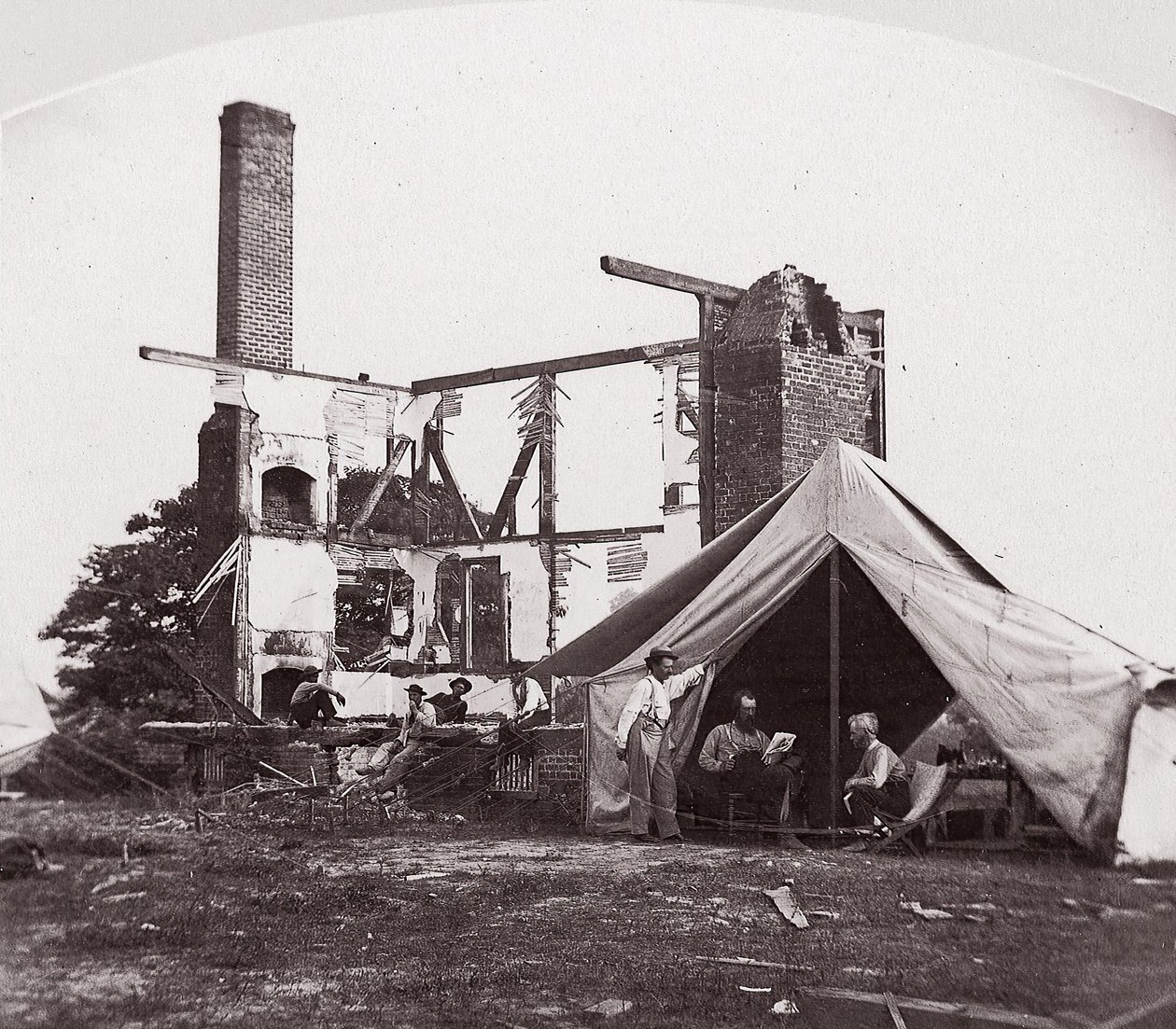 Bull Run, Dom pani Henry, 21 lipca 1861, 1861. autorstwa George N. Barnard