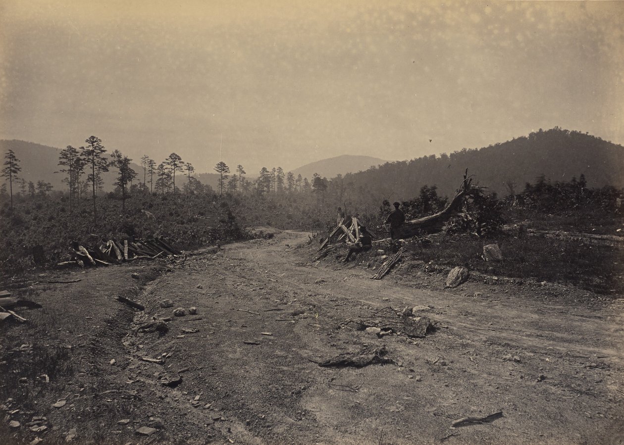 Buzzard Roost, Georgia autorstwa George N. Barnard