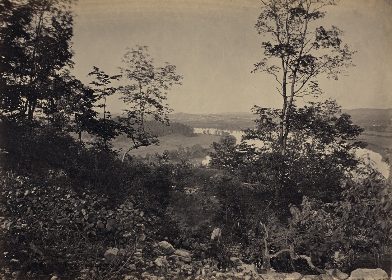 Dolina Chattanooga z góry Lookout autorstwa George N. Barnard