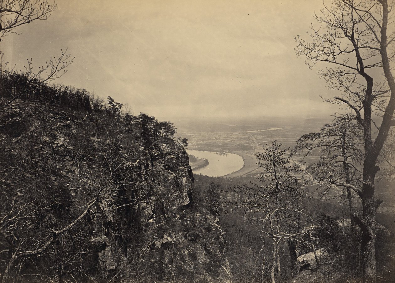 Dolina Chattanooga z Lookout Mountain, nr 2 autorstwa George N. Barnard