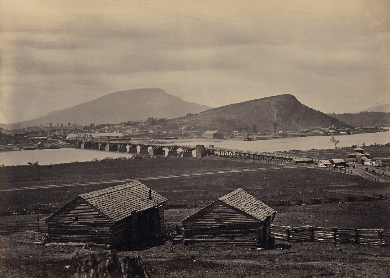 Chattanooga od północy autorstwa George N. Barnard