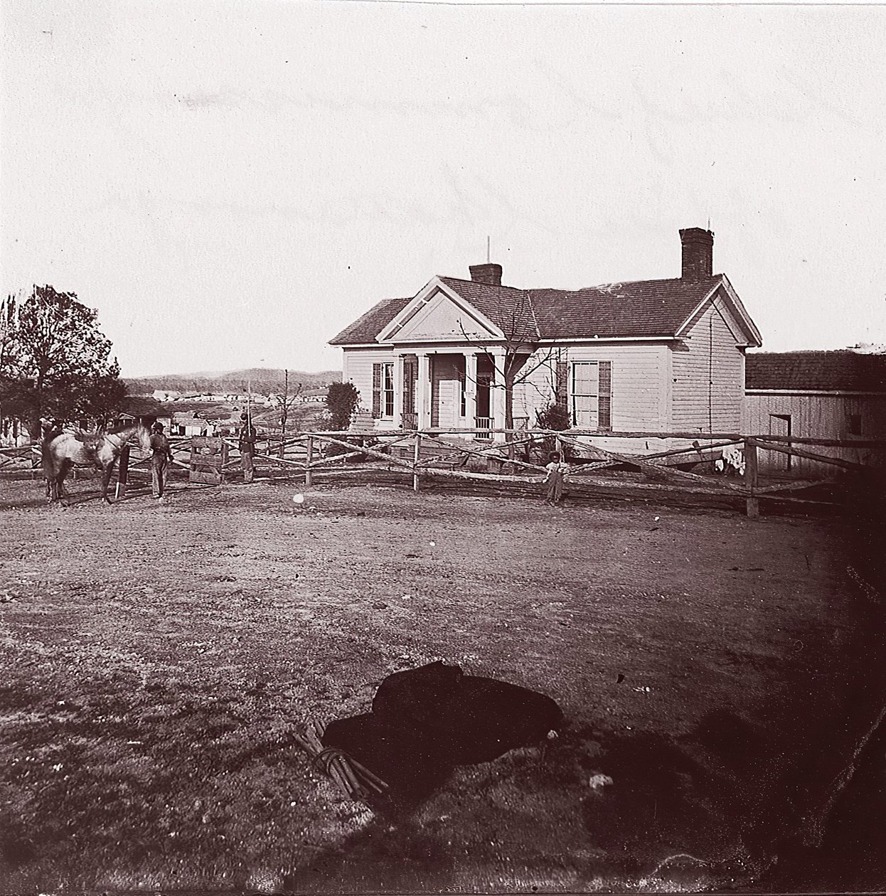 Biuro Głównego Komisarza, Chattanooga, ca. 1864. autorstwa George N. Barnard