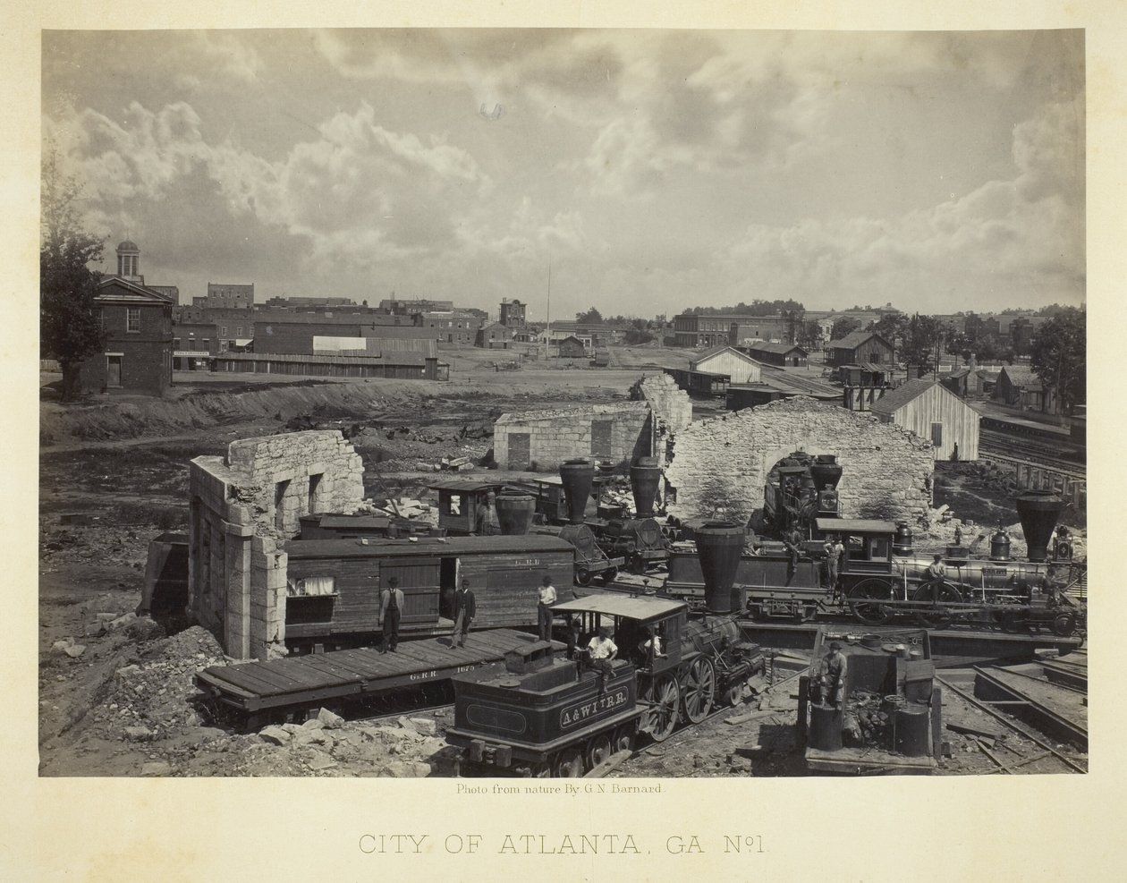 Miasto Atlanta, GA, nr 1 autorstwa George N. Barnard