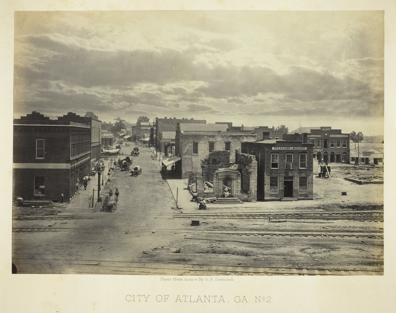 Miasto Atlanta, GA, nr 2 autorstwa George N. Barnard
