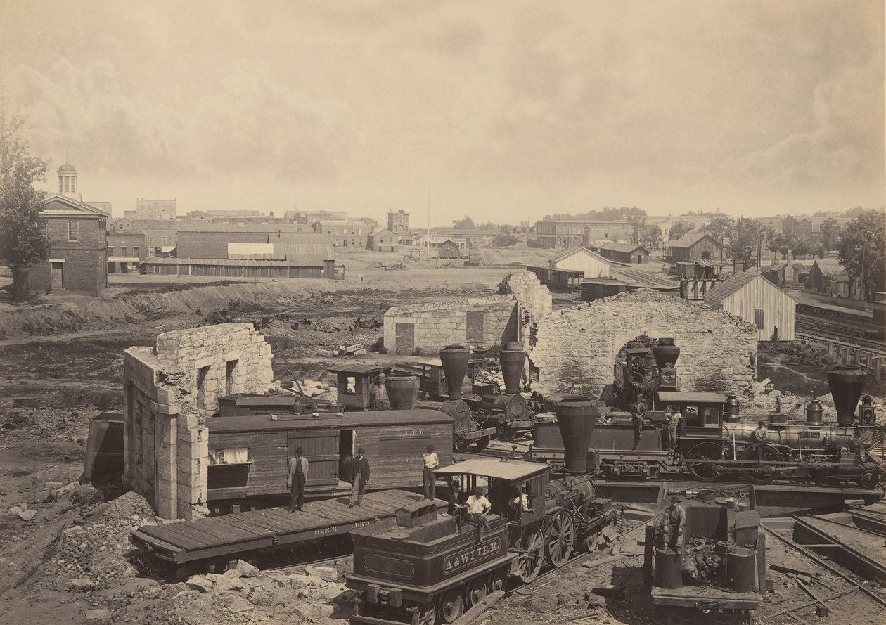 Miasto Atlanta, Georgia nr 1, 1860. autorstwa George N. Barnard