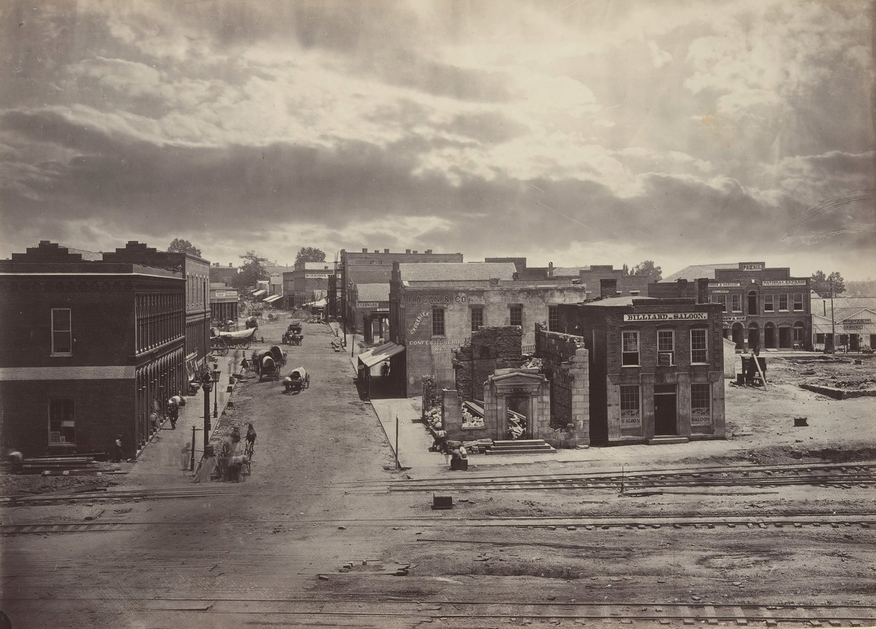 Miasto Atlanta, Georgia nr 2, 1866. autorstwa George N. Barnard