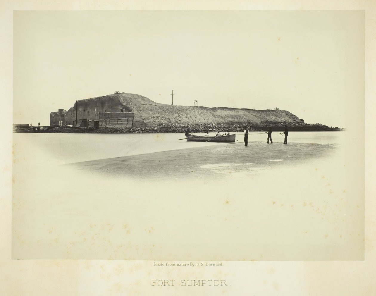 Fort Sumpter, 186566. autorstwa George N. Barnard